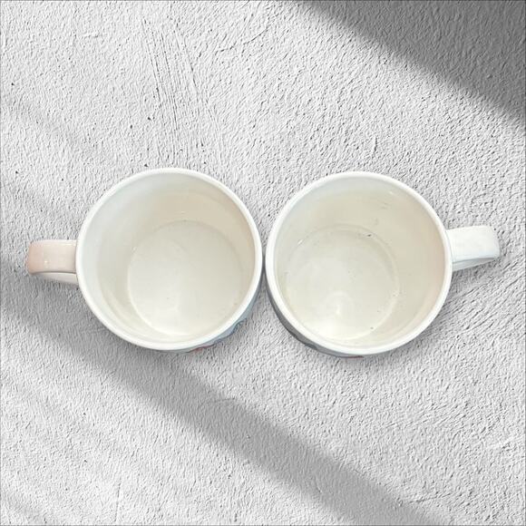 Starbucks Christmas Trees Winter Holiday Mugs (2)14 oz Coffee Hot Chocolate Cups - Picture 5 of 7